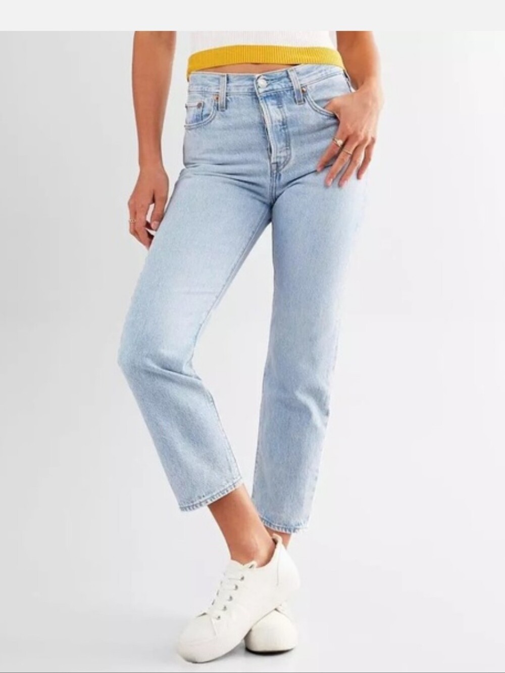 Levi's Wedgie Straight Ankle Jeans